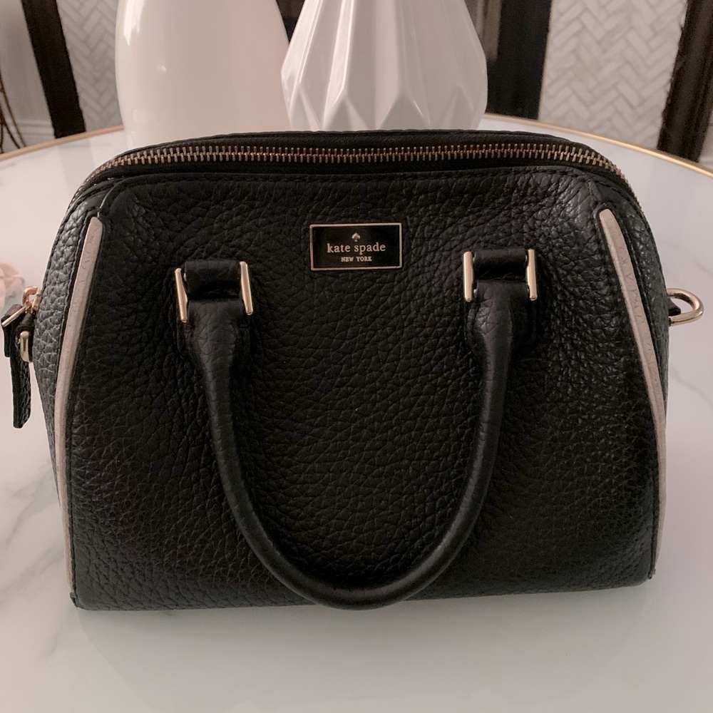 Kate Spade Boston style hand bag leather